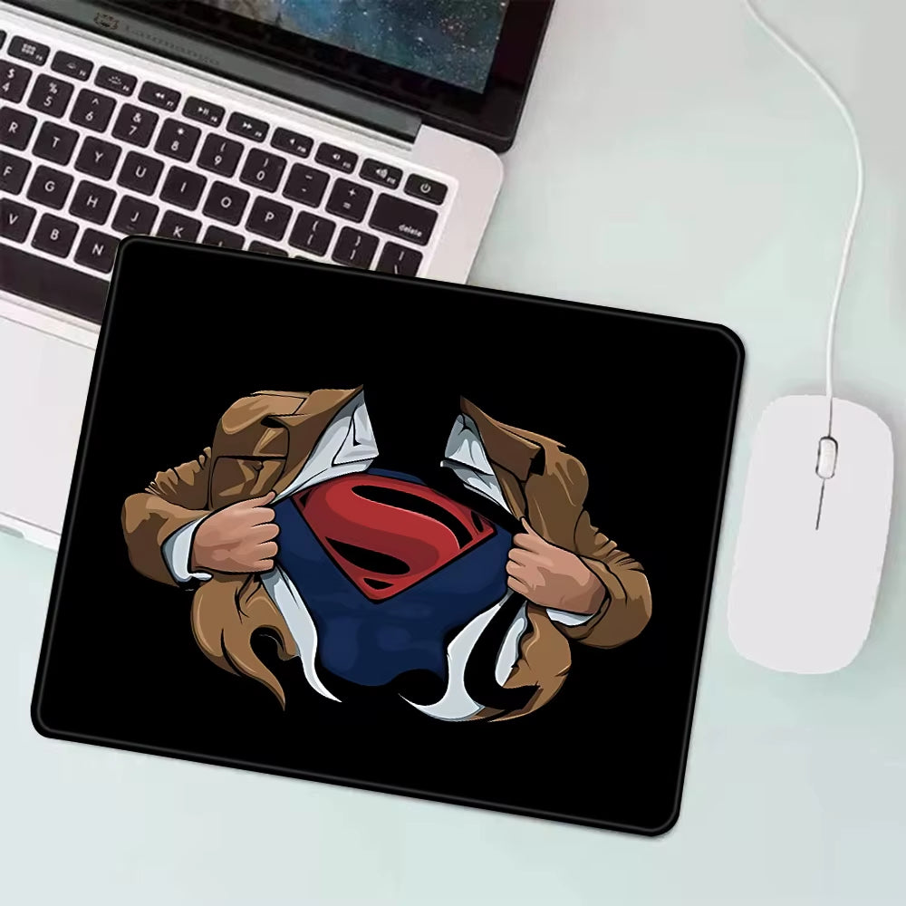 BEAST KINGDOM DC S-Superman Gaming Mouse Pad XS Small Mousepad for PC Gamer Desktop Decoration Office Mouse Mat Deskmat Rug