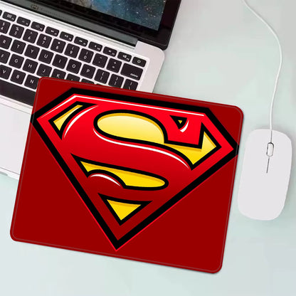 BEAST KINGDOM DC S-Superman Gaming Mouse Pad XS Small Mousepad for PC Gamer Desktop Decoration Office Mouse Mat Deskmat Rug