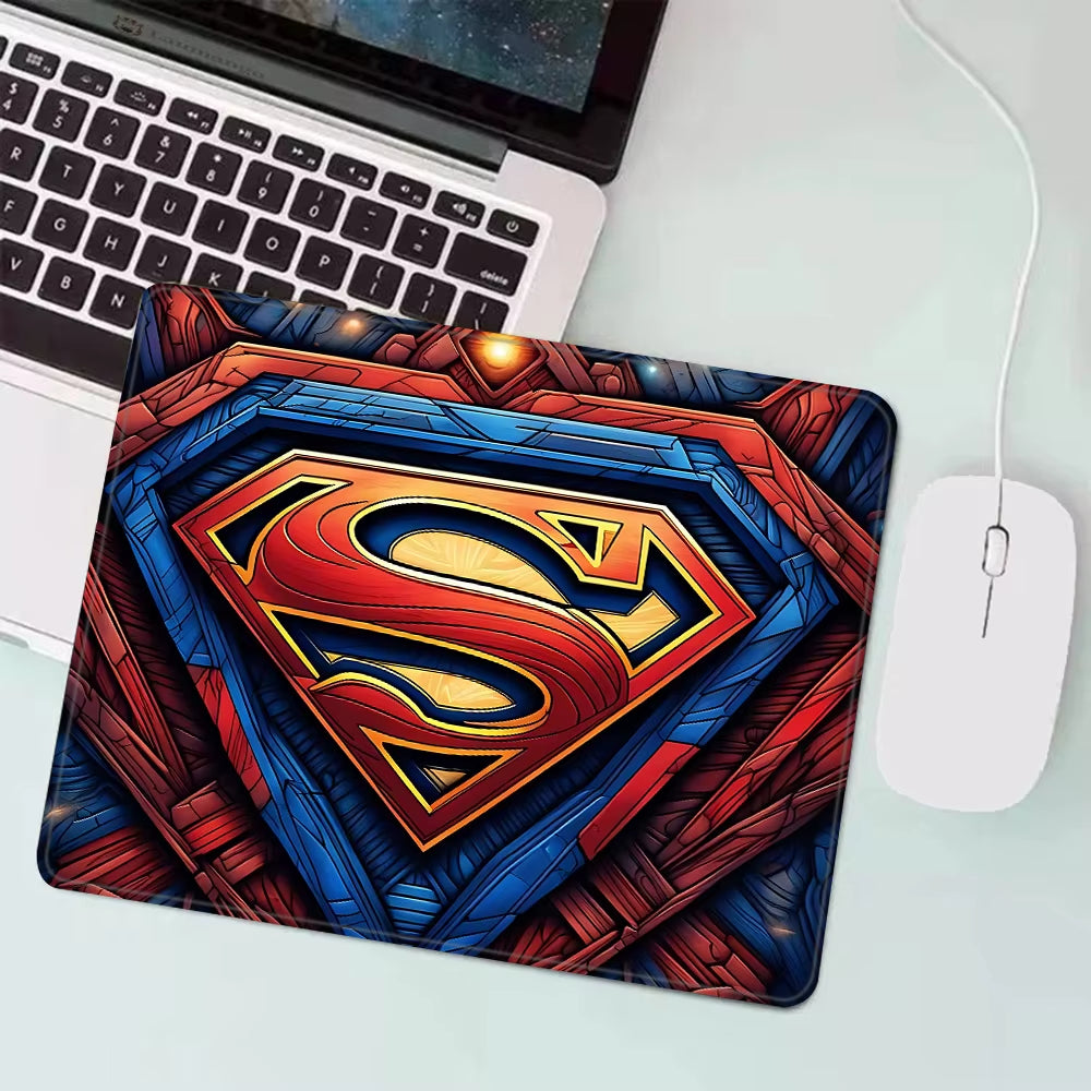 BEAST KINGDOM DC S-Superman Gaming Mouse Pad XS Small Mousepad for PC Gamer Desktop Decoration Office Mouse Mat Deskmat Rug