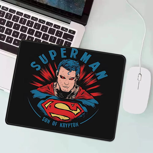 BEAST KINGDOM DC S-Superman Gaming Mouse Pad XS Small Mousepad for PC Gamer Desktop Decoration Office Mouse Mat Deskmat Rug